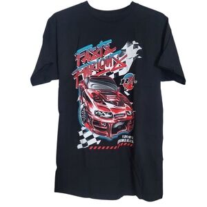 NWT Fast & Furious Lightweight Graphic T-Shirt‎ Size Medium Mens Black Red